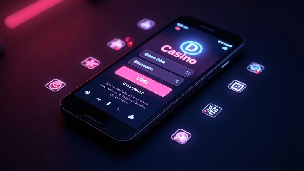 Celular com acesso móvel ao cassino e atalho no navegador