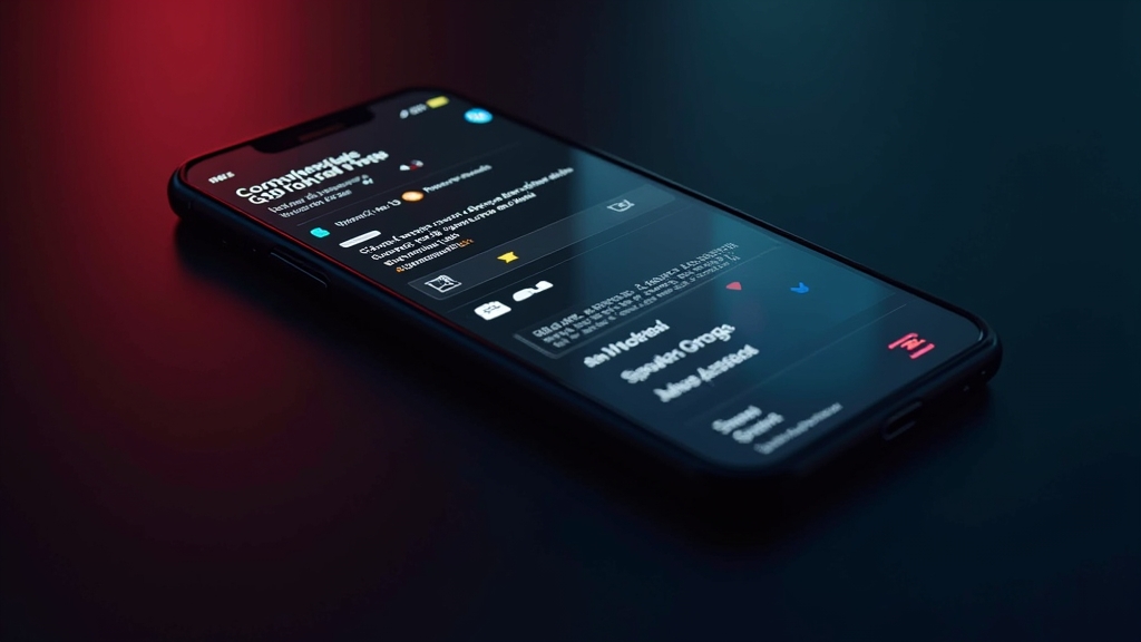 Celular com tela de compatibilidade, atualização e alertas de sistema